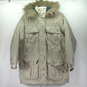 Columbia All-Weather Performance Coat Women's Small Gorpcore Outdoors Winter Fur